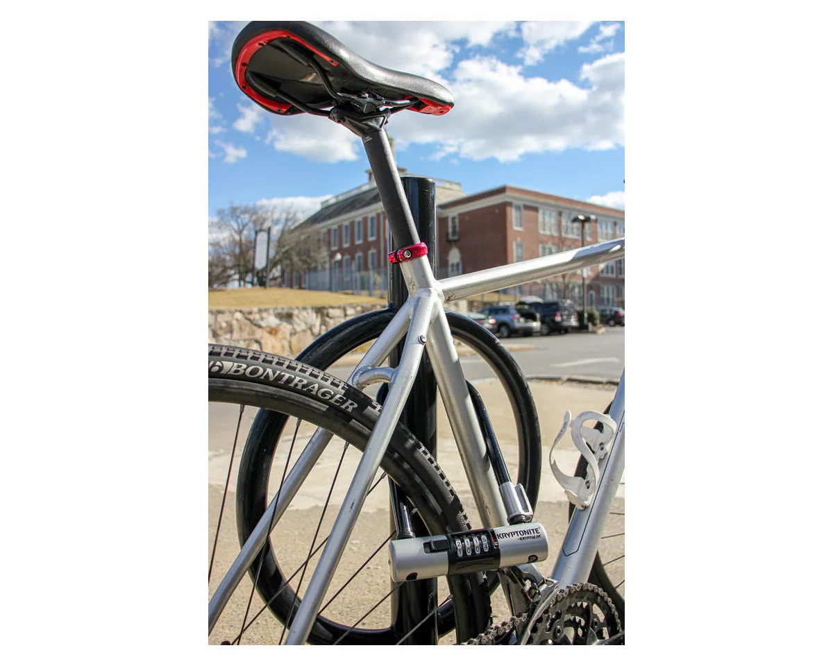 Kryptonite Kryptolok Combo U-Lock (Black/Grey) (4" x 9") (w/ Bracket) - view 6